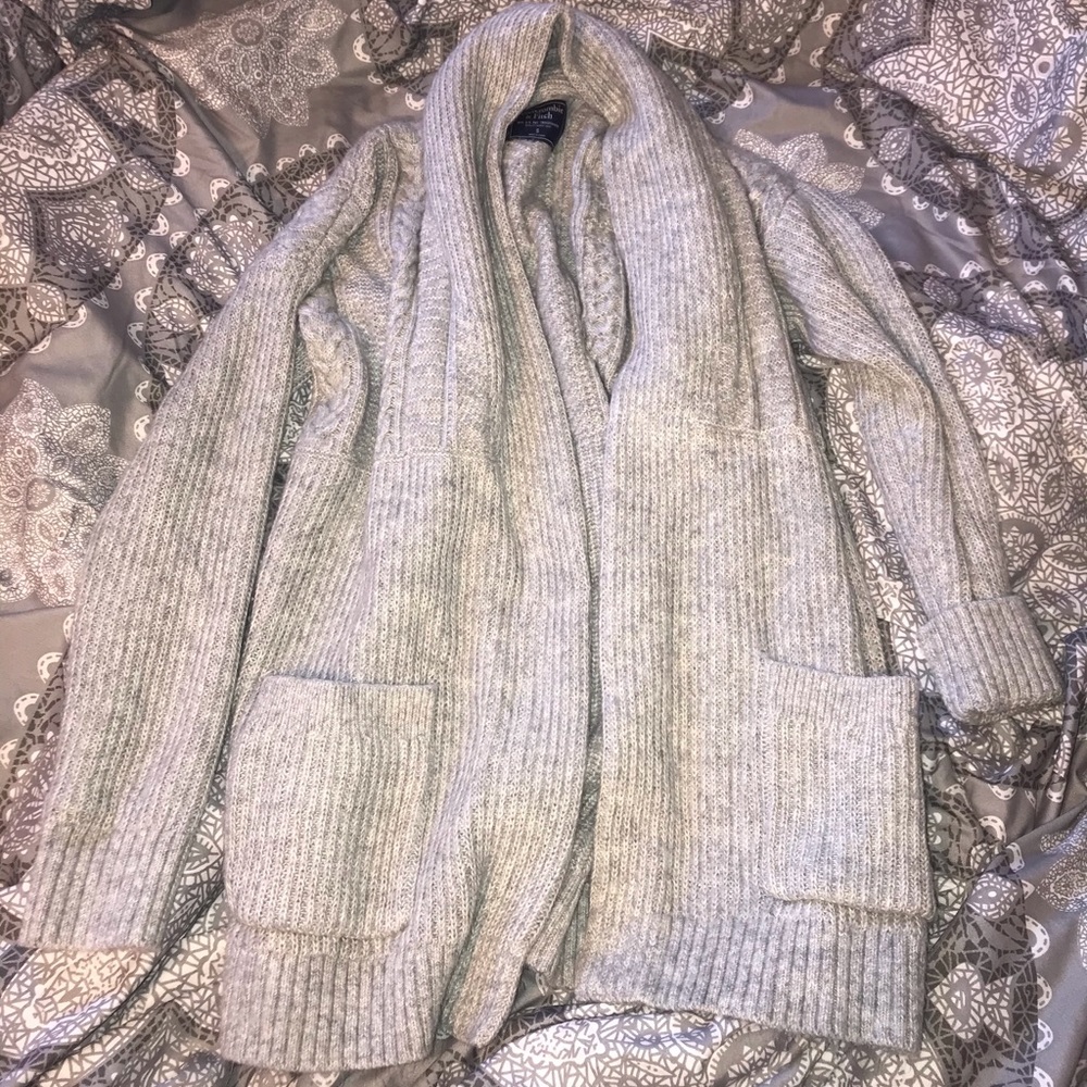Abercrombie and Fitch grey sweater